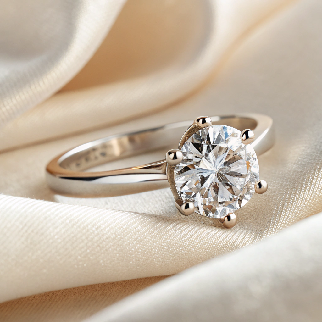 solitaire jewellery with big diamond